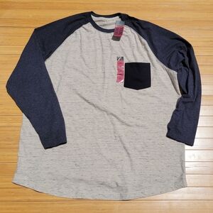 3XLT Mens Long Sleeve Jersey Shirt NWT